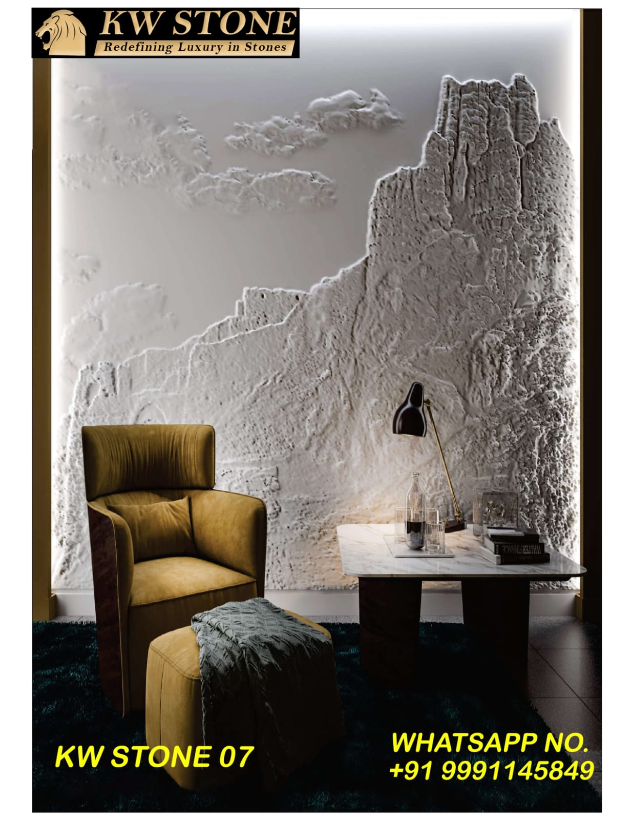 Add Texture and Depth with Exquisite Stone Feature Walls