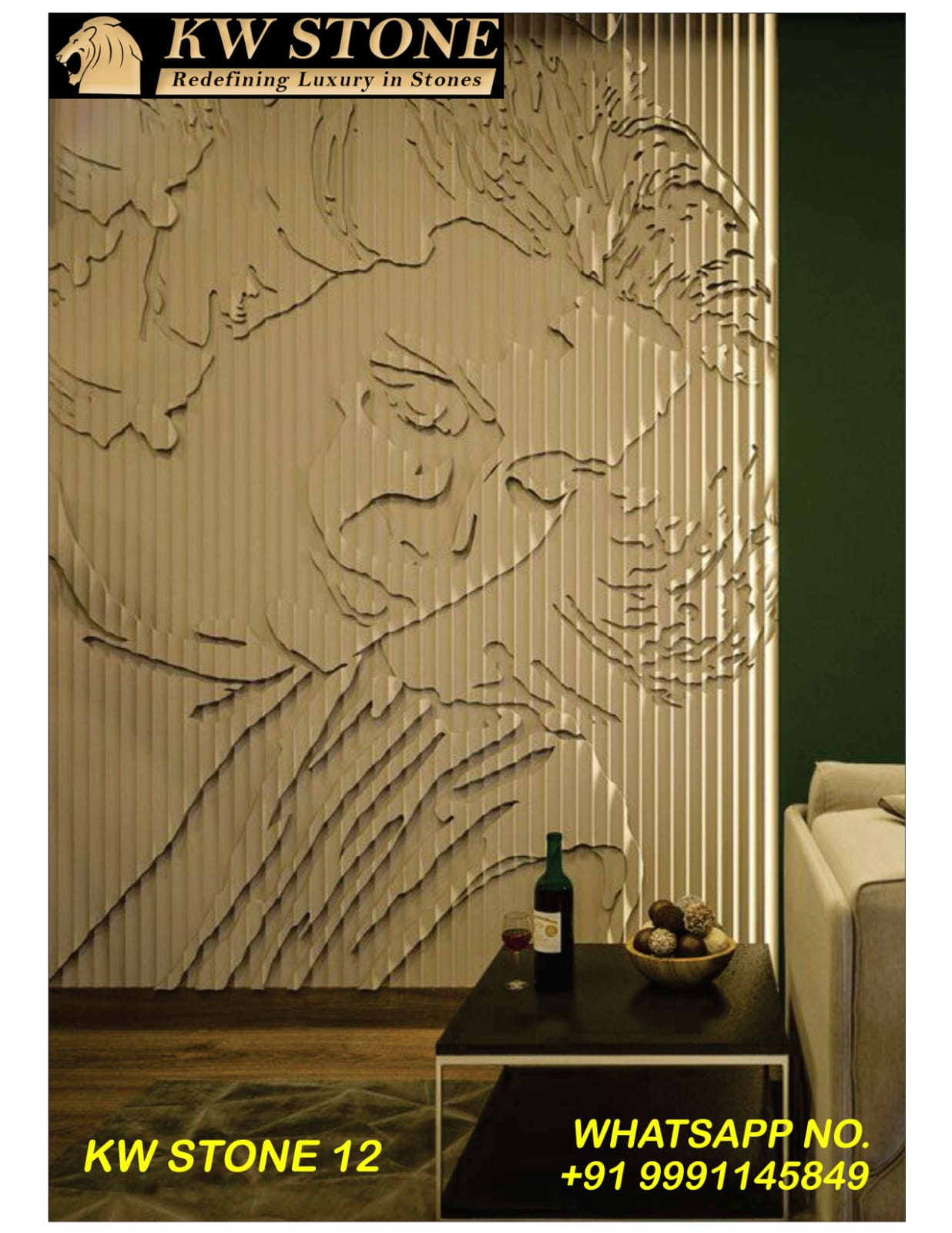 The Elegance and Power of a Stone Designer Wall